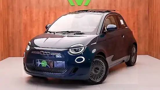 Foto de um fiat 500e
