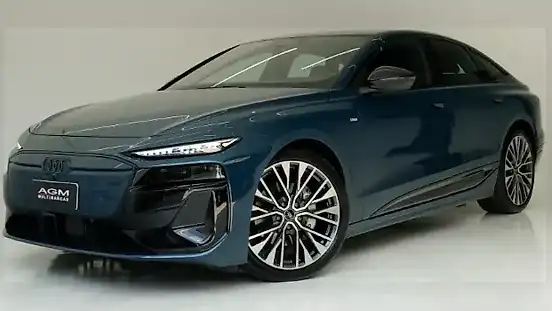Foto de um audi a6 sportback e-tron