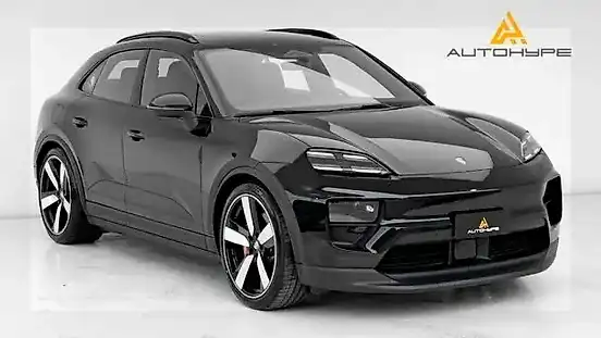 Foto de um porsche macan electric