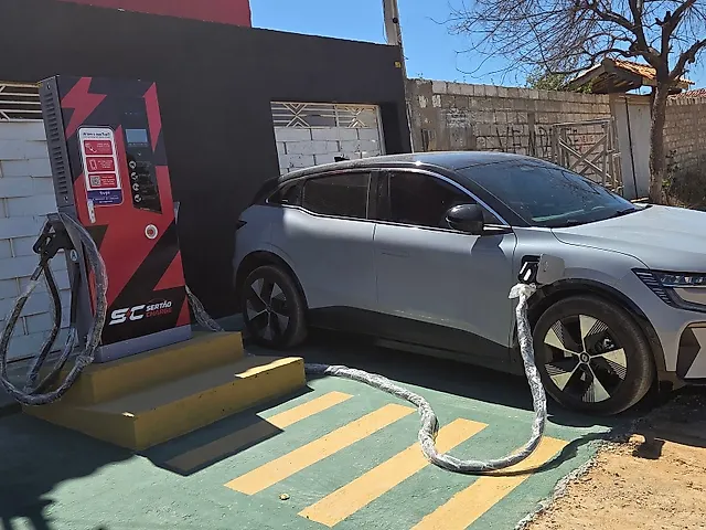Foto da estação Sertão Charge 60kW