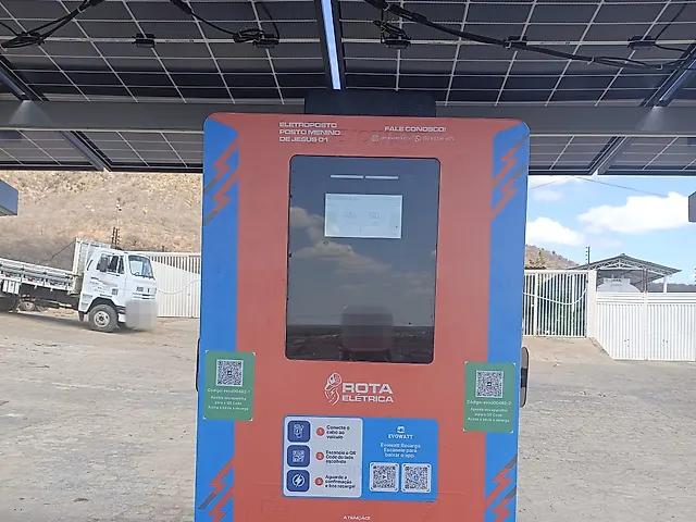 Foto da estação Rota Elétrica Posto Menino Jesus