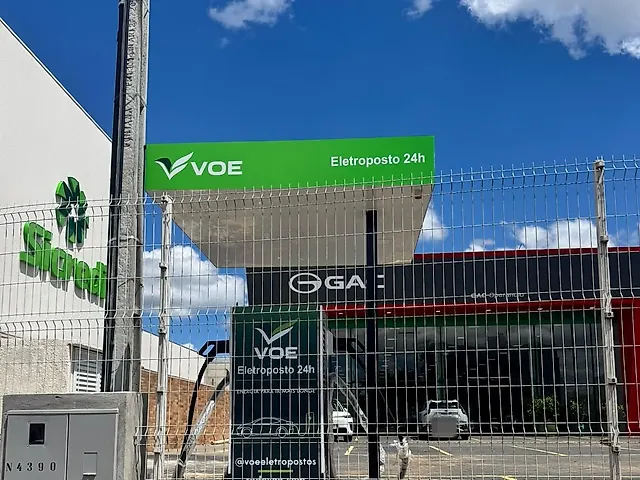 Foto da estação VOE Eletropostos - Zanon Móveis