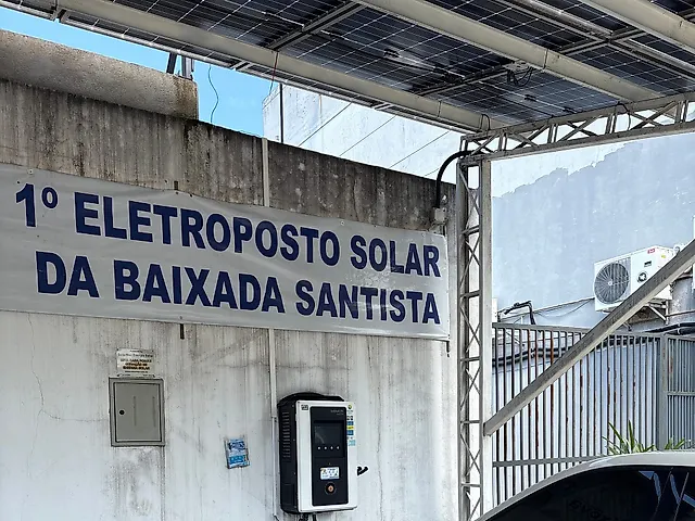 Foto da estação Praia Grande Posto Xixová Ipiranga By SolarMar