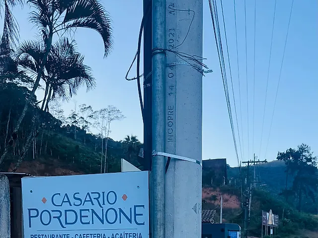 Foto da estação Educarregadores Pedra Azul Casario Pordenone