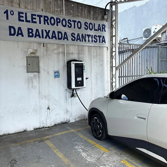 Estação Praia Grande Posto Xixová Ipiranga By SolarMar