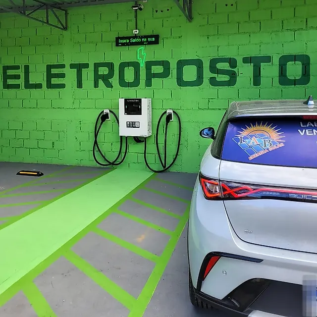 Estação L.A.B Solar Eletroposto Baixo Guandu