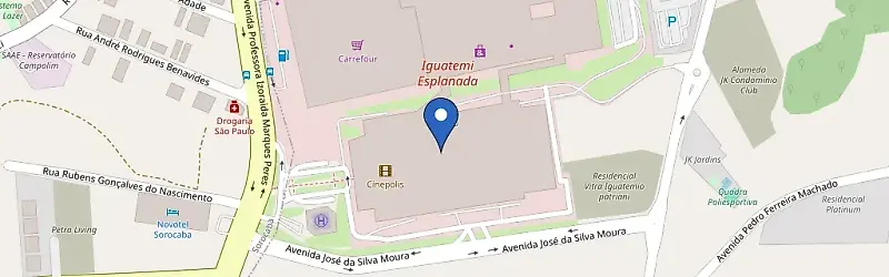 Mapa da estação Shopping Iguatemi Esplanada