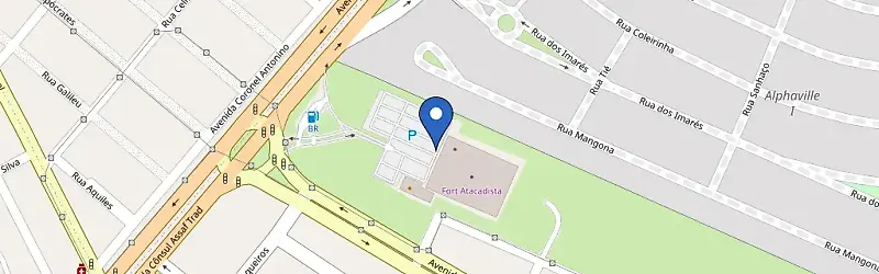 Mapa da estação Fort Atacadista