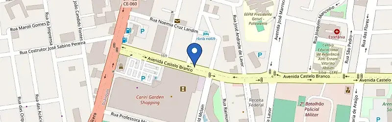 Mapa da estação Posto Kariri | Juazeiro Do Norte-Ce