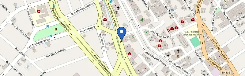 Mapa da estação Exchange Motors