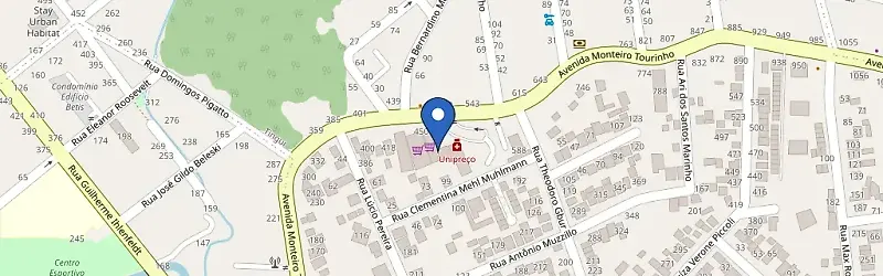 Mapa da estação Sol Vivo App On Charge