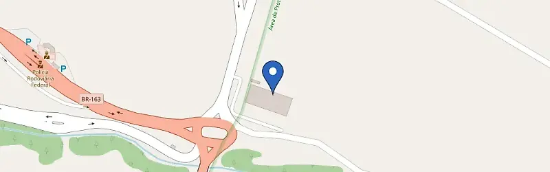Mapa da estação Trento Hotel - Guaíra