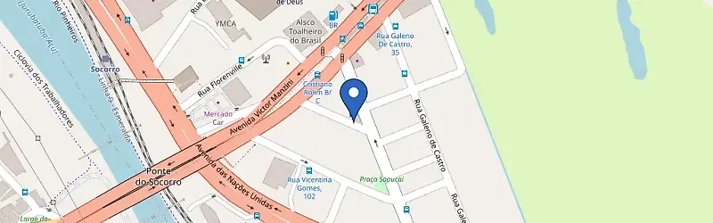 Mapa da estação MS2 Auto Posto