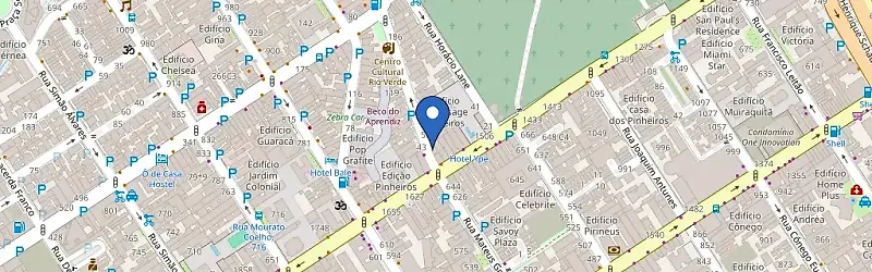 Mapa da estação Tupinambá Hq