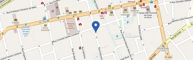 Mapa da estação R Francisco Franco 93