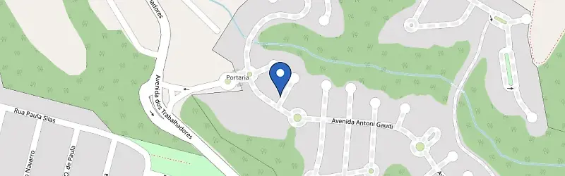 Mapa da estação Residência Carlos Alberto
