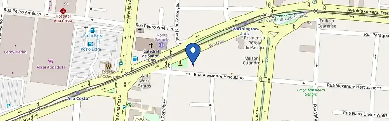 Mapa da estação Akta Imports