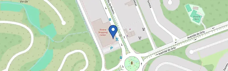 Mapa da estação Shopping Riviera De São Lourenço
