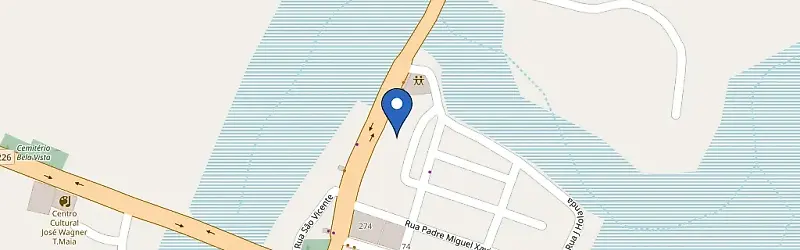 Mapa da estação Posto Sumare