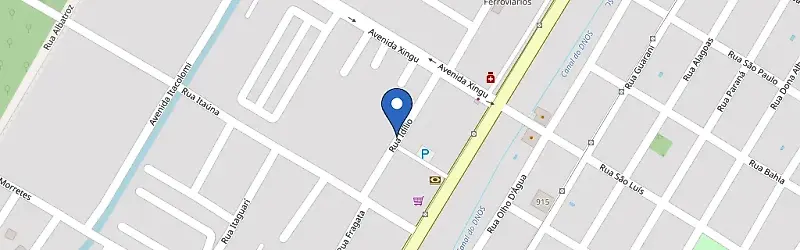 Mapa da estação Tec Sul Internet Ipanema Pontal do Paraná
