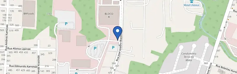 Mapa da estação Copel Telecomunicações