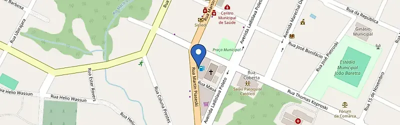 Mapa da estação Posto Cooper A1