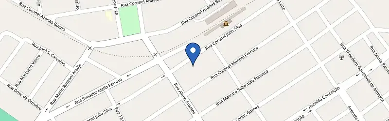 Mapa da estação Supermercado Garota