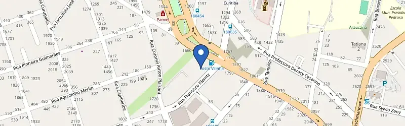 Mapa da estação Vilinha Energia Atual