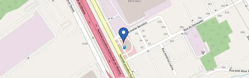 Mapa da estação Posto Luz Da Lua