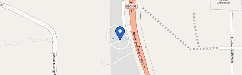 Mapa da estação Posto Squizzato (Chargerpoint)