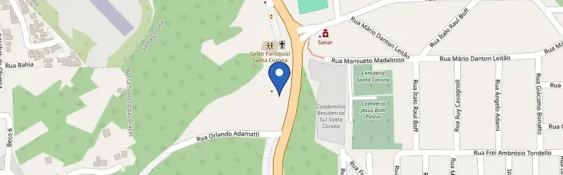 Mapa da estação Restaurante Cantina Lunelli
