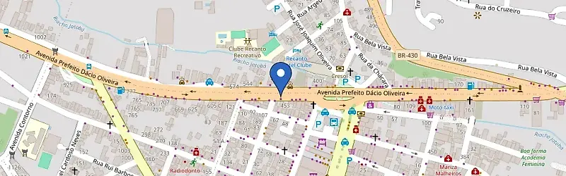 Mapa da estação Saman Energia