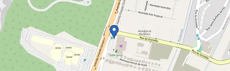 Mapa da estação Hiper Hideal