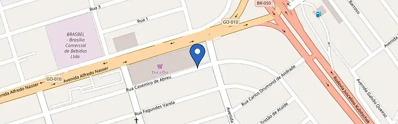 Mapa da estação Isofen Mobi - Dia A Dia Luziania