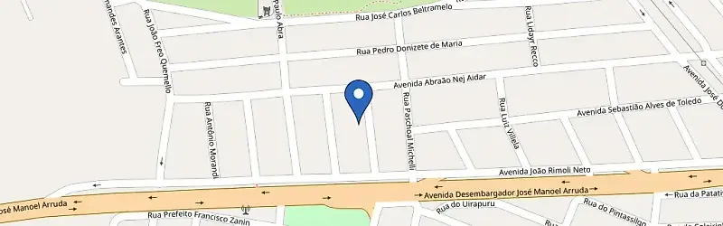 Mapa da estação Pousada Facincani