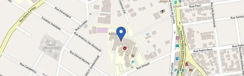 Mapa da estação Solled Energia Hospital Ana Nery