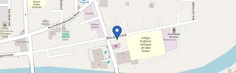 Mapa da estação Celesc Rio Do Sul