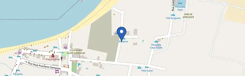 Mapa da estação Makena Hotel