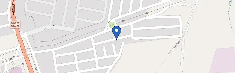 Mapa da estação Kaio César (Residencial)