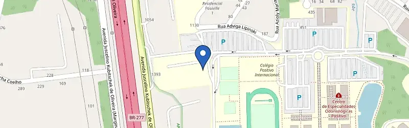 Mapa da estação Zletric - Universidade Positivo Engenharia