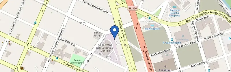 Mapa da estação Hotel Slaviero Essential - Zletric