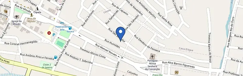 Mapa da estação Casa João Contador