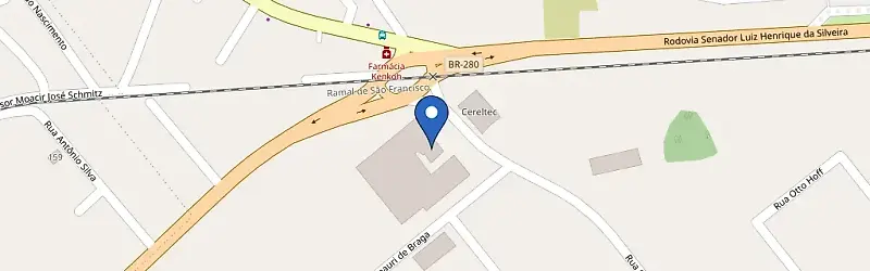 Mapa da estação Komprao Atacadista