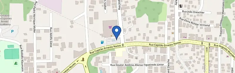 Mapa da estação Germânia Supermercado