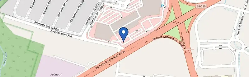 Mapa da estação Terrazo Shopping