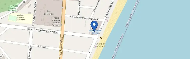 Mapa da estação Hotel VillaReal Caieiras
