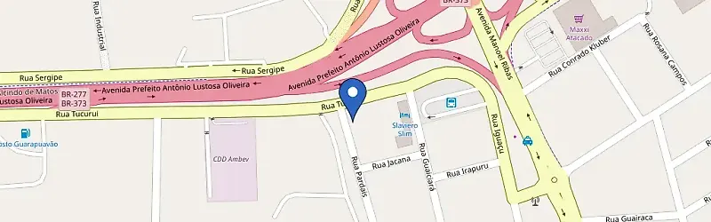 Mapa da estação BYD
