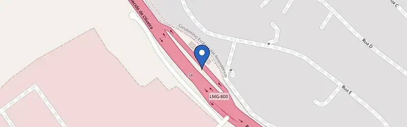 Mapa da estação PluGo Ibis Confins
