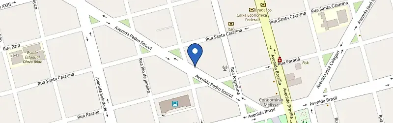 Mapa da estação Passeio Vivaz