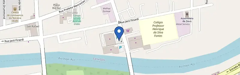 Mapa da estação Olegário Motors
